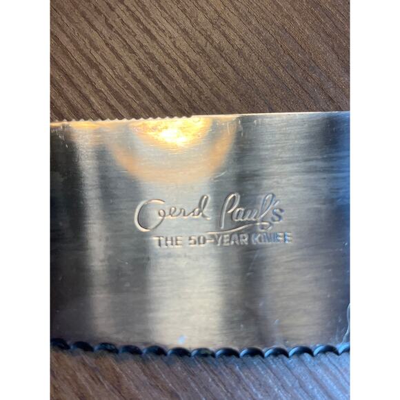 Gerd Paul’s 50 Year Knife Japan Serrated Cake Pie Server Vintage Kitchen Tool - Picture 5 of 6
